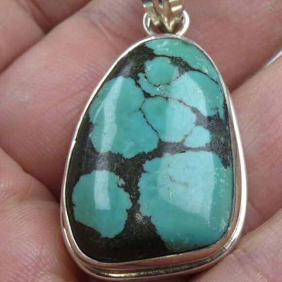 $300 Turquoise Sterling Silver Pendent